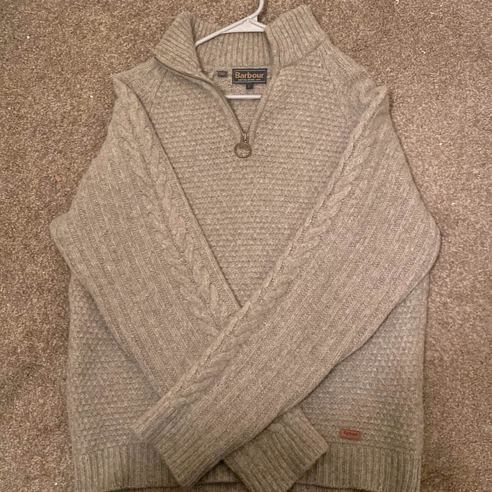 Barbour Men's large grey sweater
